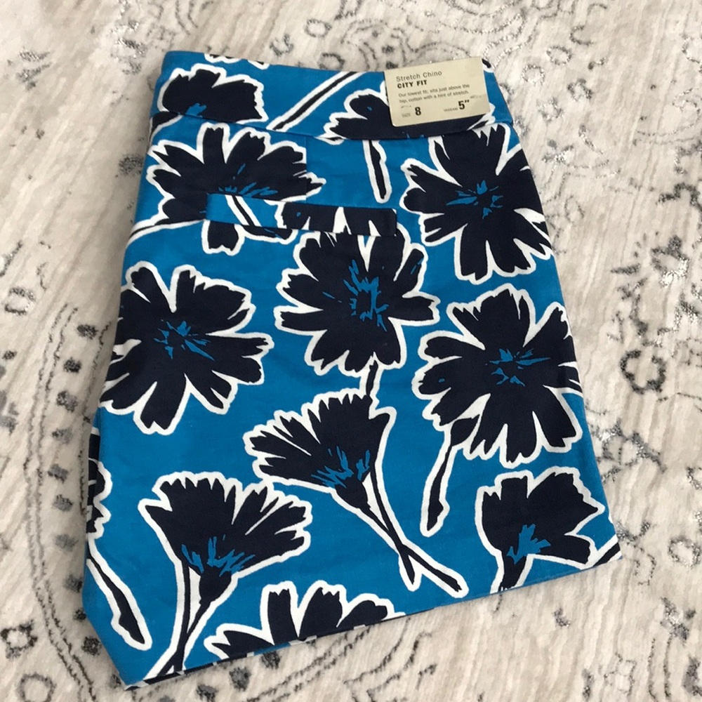 Side zip J Crew 5” shorts